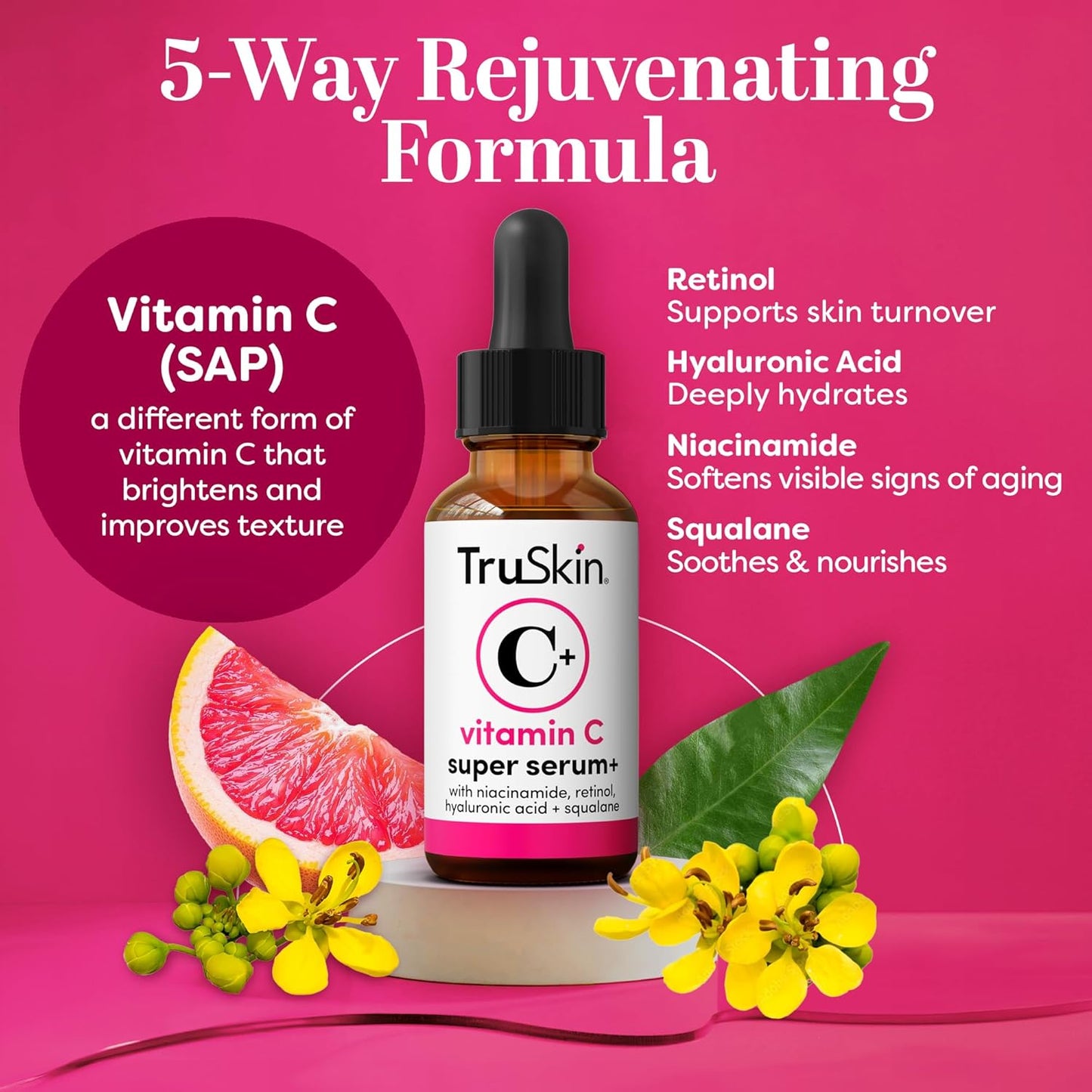 retinol for skin renewal, fine line reduction, and firmness improvement
