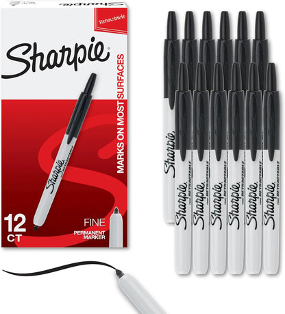 retractable fine point tip with no cap to remove or lose