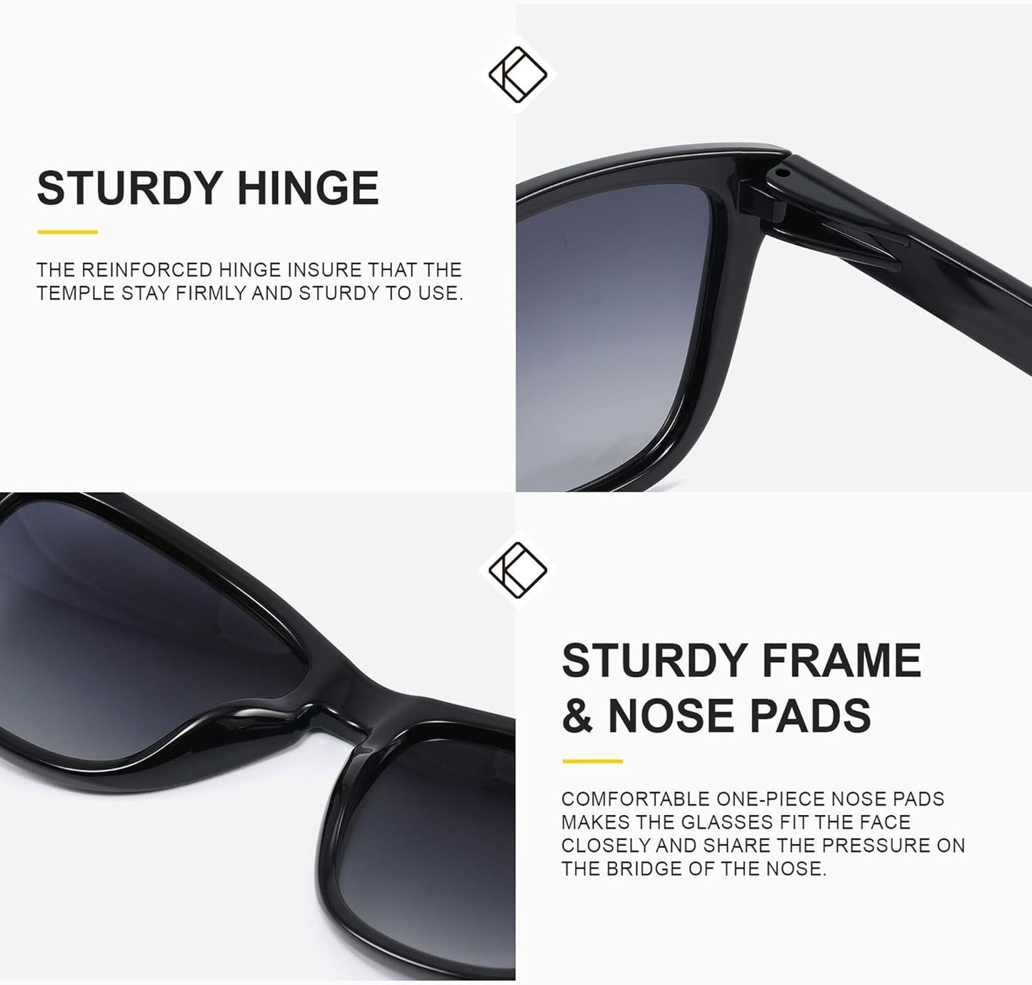 retro classic frame silhouette with unisex appeal