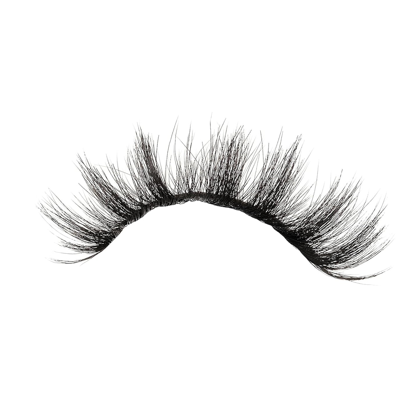 reusable cluster design compatible with kiss strip lash adhesive or glueliner