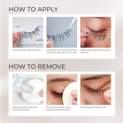 reusable lash construction with proper care for multiple wears