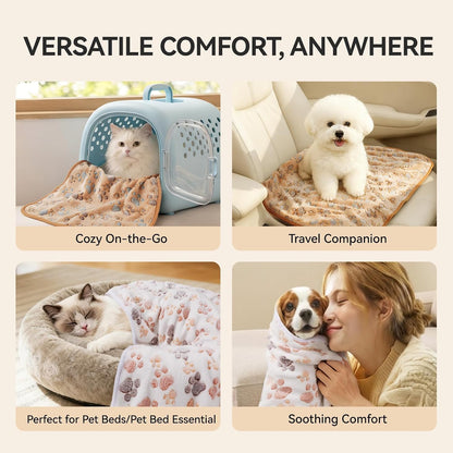 reversible design offering two usable surfaces per blanket
