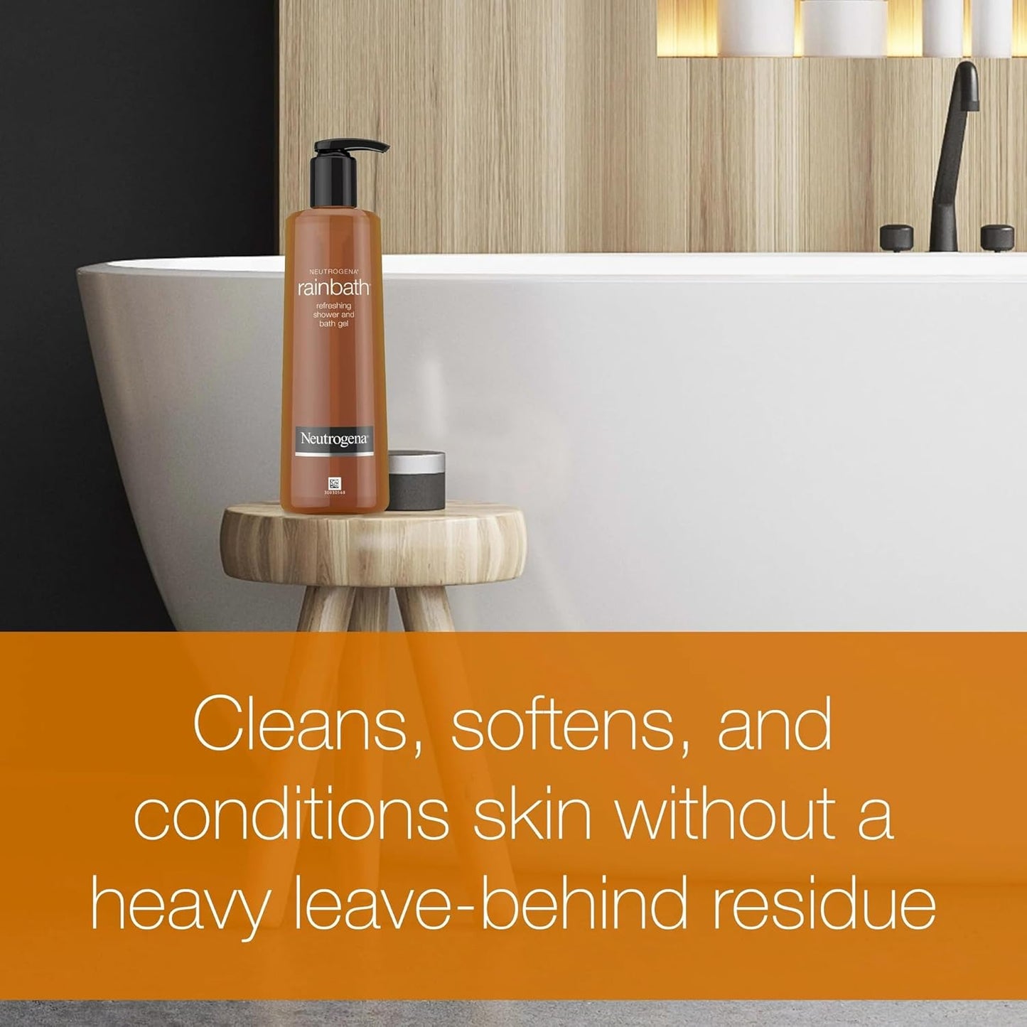 rich, conditioning gel lather that rinses clean with no residue