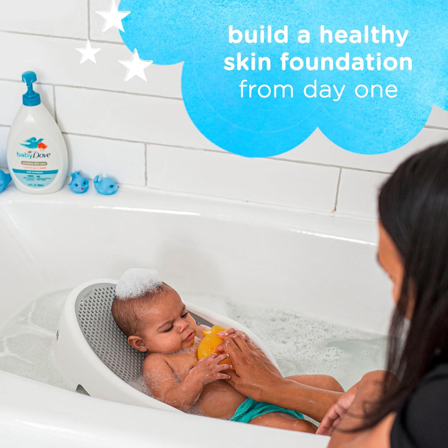 rich creamy lather that cleanses without stripping delicate skin