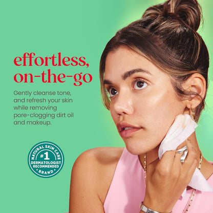 rinse-free makeup removal that lifts dirt, oil, and even mascara without harsh scrubbing