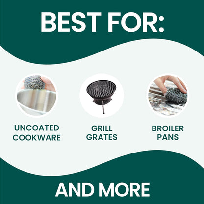 rinses clean to avoid trapping food residue