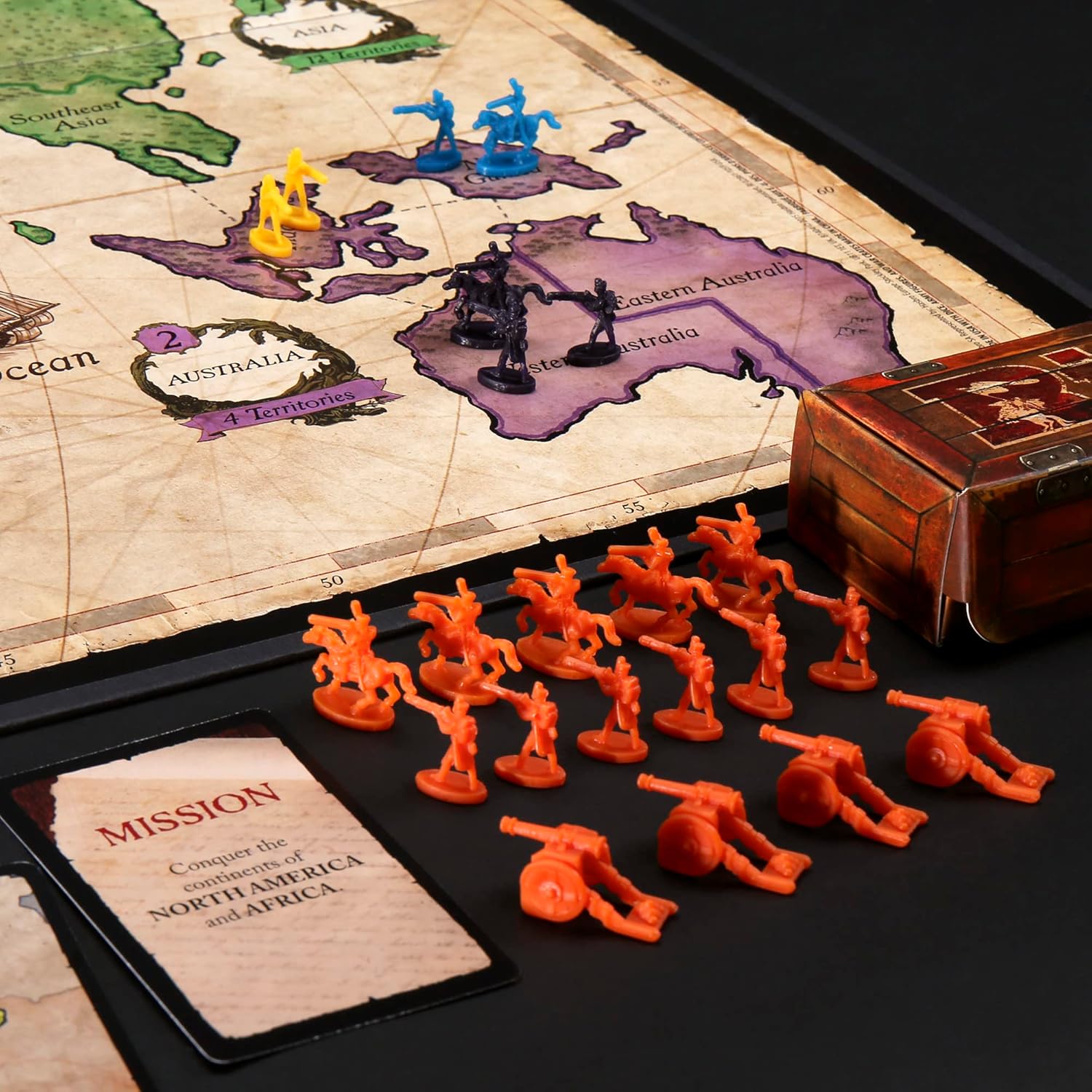 Risk Board Game – Family-Friendly Strategy Game for Playroom and Dining Table, Ages 10 and Up