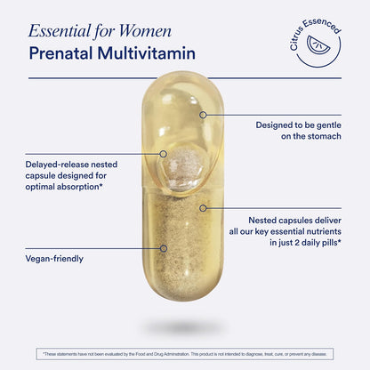 Ritual Premium Prenatal Multivitamin – Elevated Supplement Ritual for the Discerning Mom-to-Be, NSF-Certified