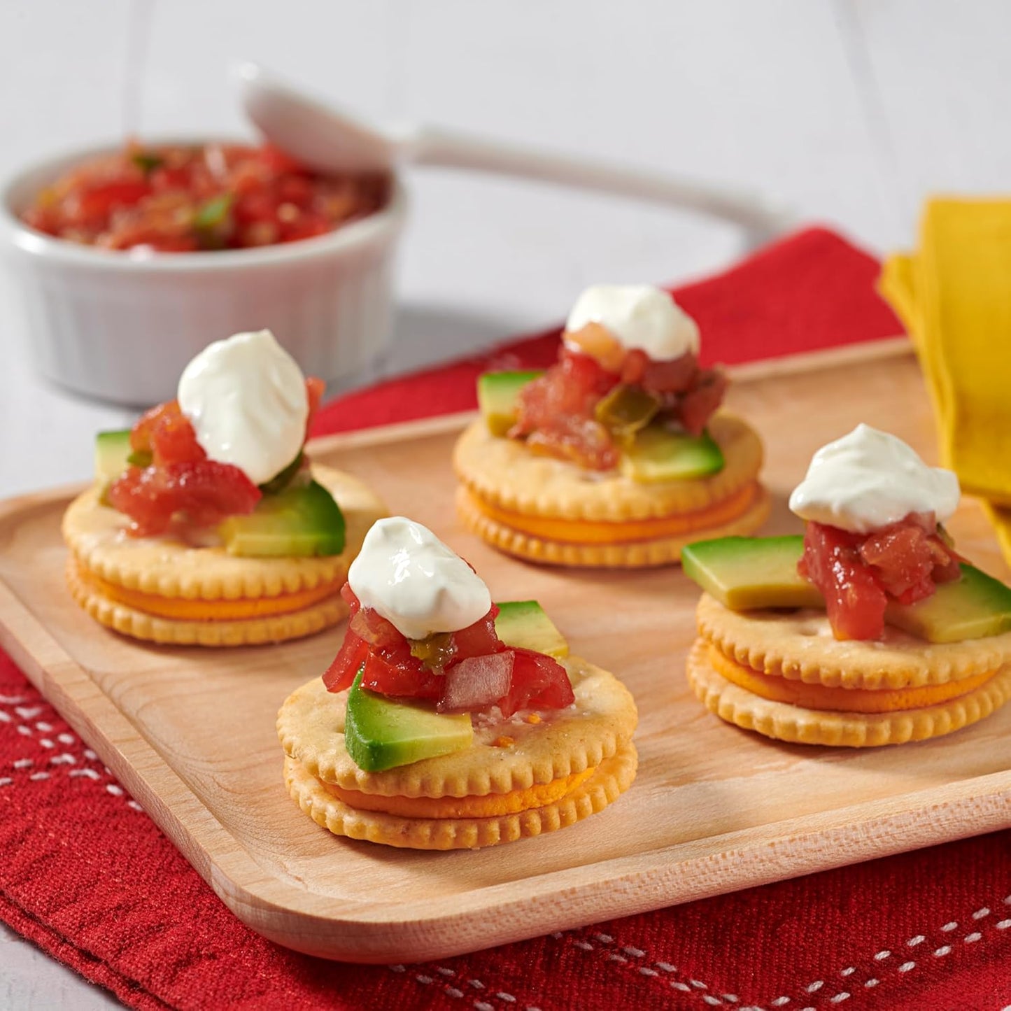 RITZ Cheese Sandwich Crackers – School Lunchbox Snack Pack for Kids, 48 Single-Serve Pouches