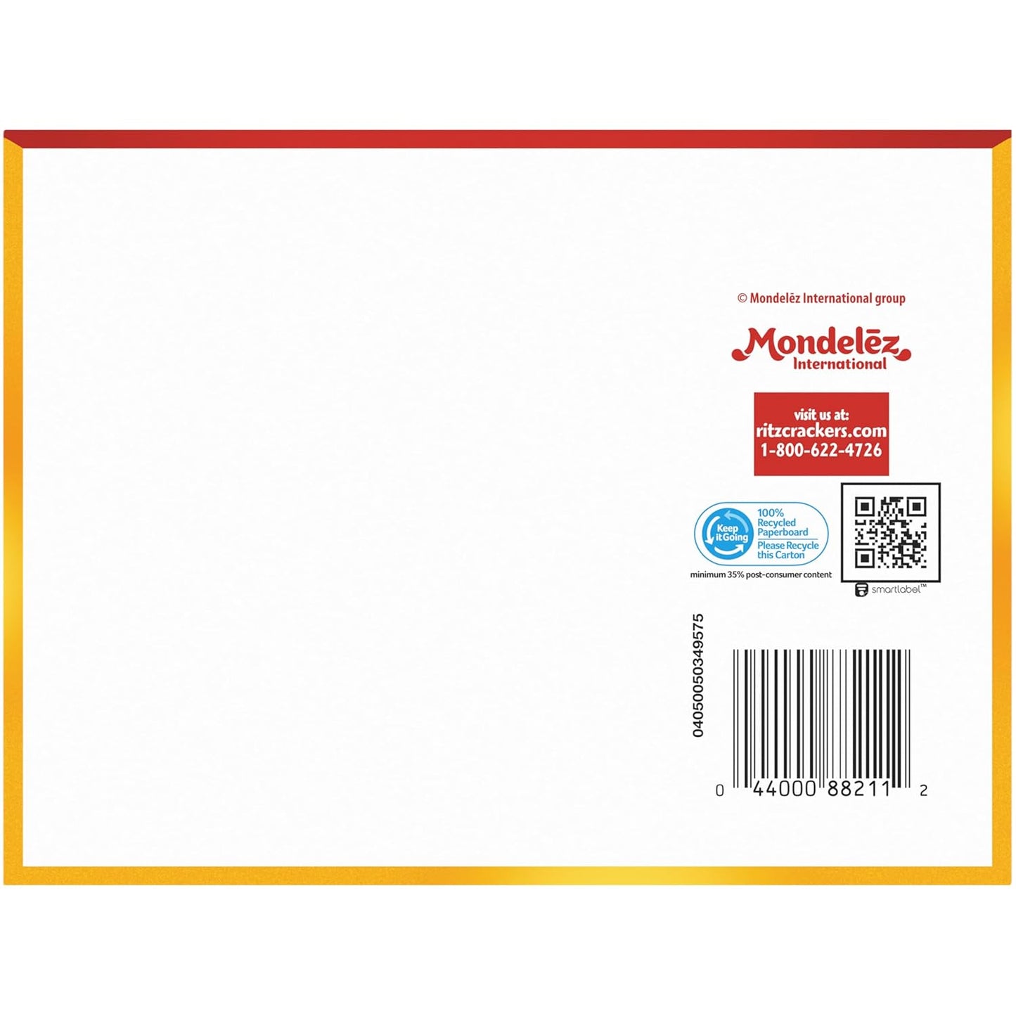 RITZ Cheese Sandwich Crackers – School Lunchbox Snack Pack for Kids, 48 Single-Serve Pouches