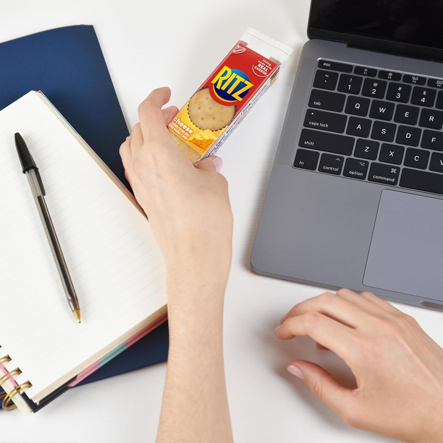 RITZ Cheese Sandwich Crackers – School Lunchbox Snack Pack for Kids, 48 Single-Serve Pouches