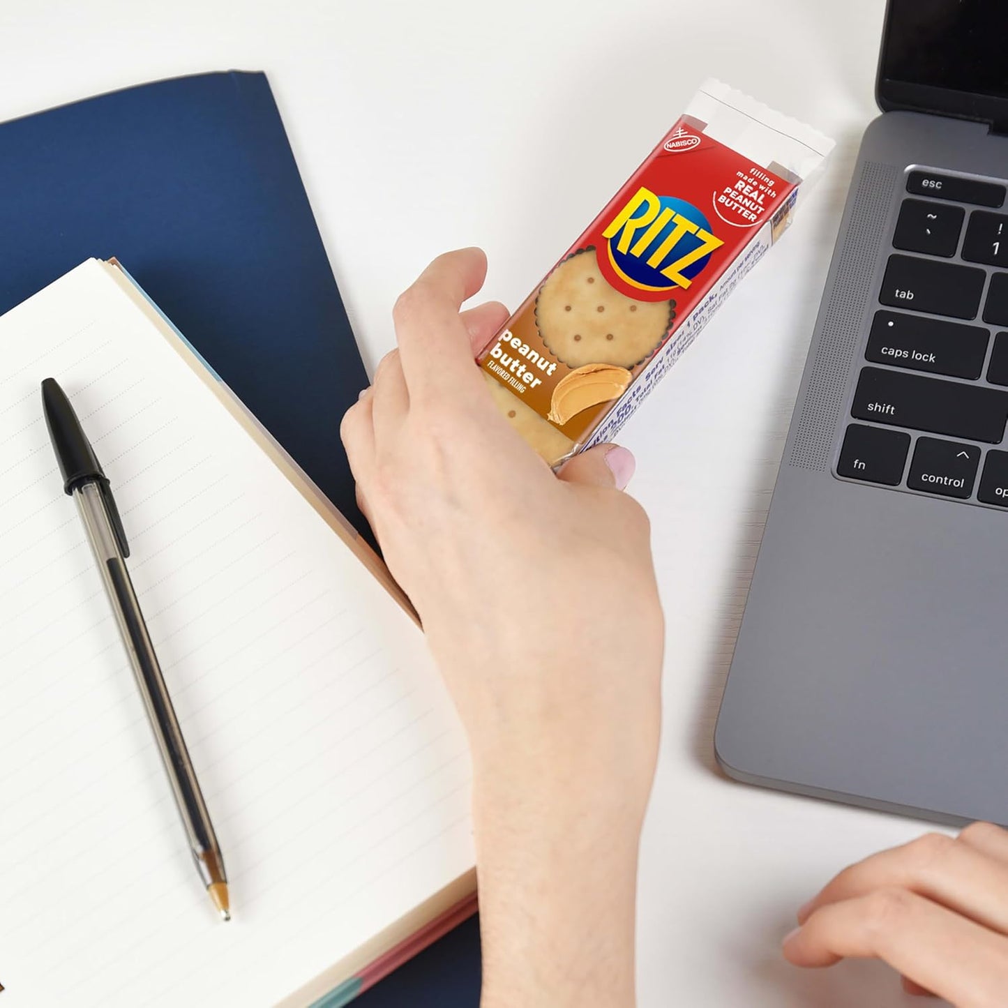RITZ Peanut Butter and Cheese Sandwich Crackers Variety Pack – Pre-Portioned School Lunch Snack for Kids Lunchboxes