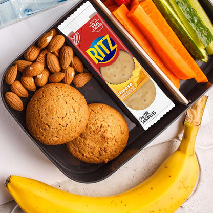 RITZ Peanut Butter and Cheese Sandwich Crackers Variety Pack – Office Desk Drawer Snack for Workdays