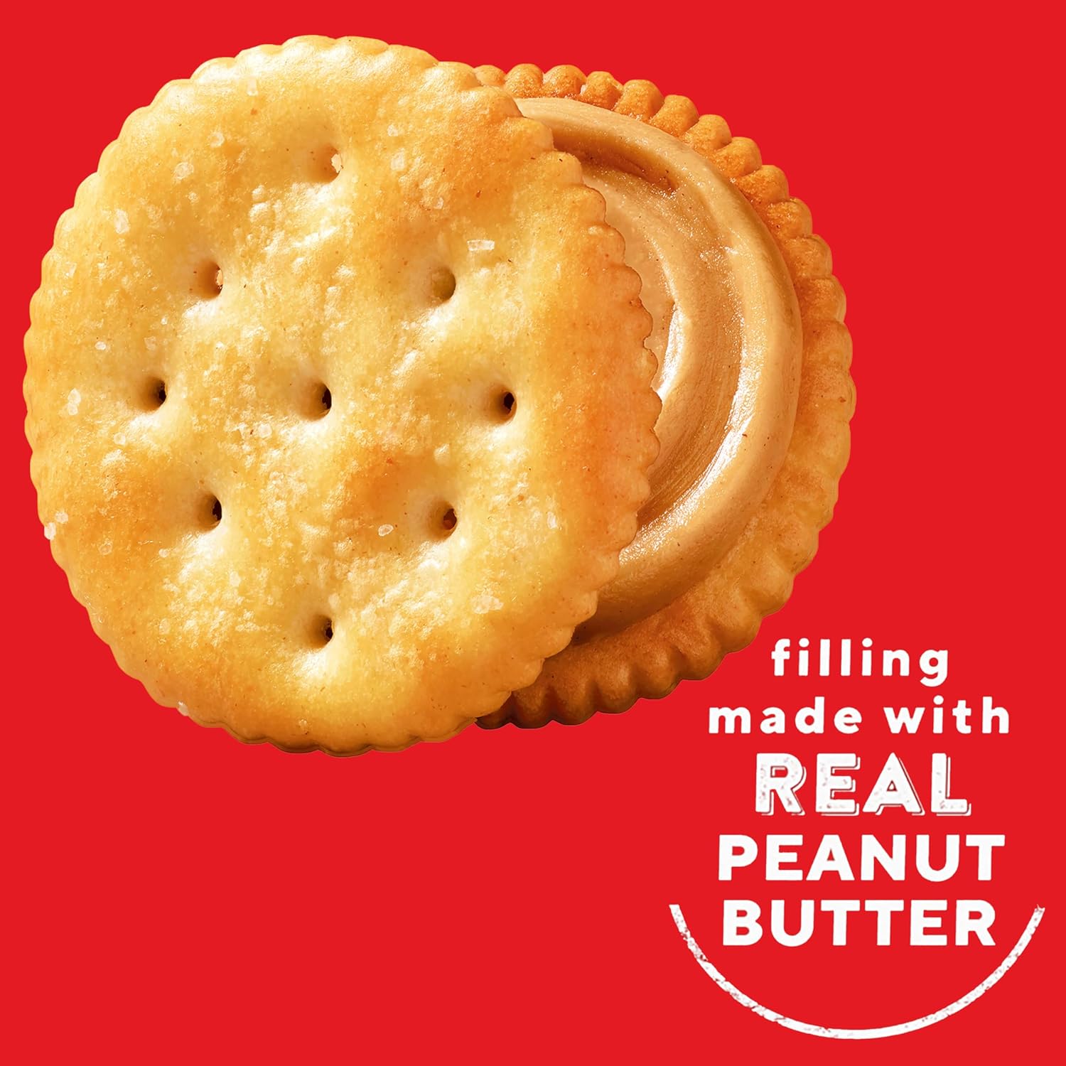 RITZ Peanut Butter Sandwich Crackers – Kids' Lunch Box Snack Packs for School and After-School Care