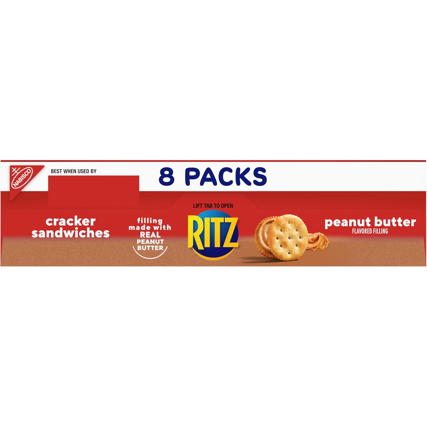 RITZ Peanut Butter Sandwich Crackers – Kids' Lunch Box Snack Packs for School and After-School Care