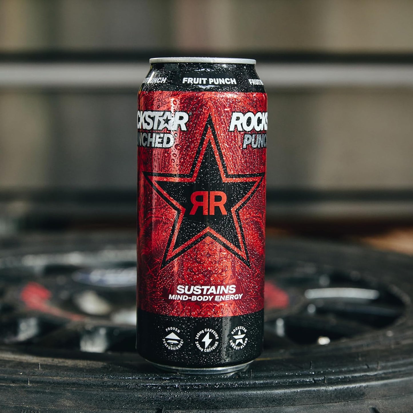 Rockstar Fruit Punch Energy Drink – 12oz Sleek Cans for Pre-Workout Warm-Ups and Post-Gym Recovery Routines