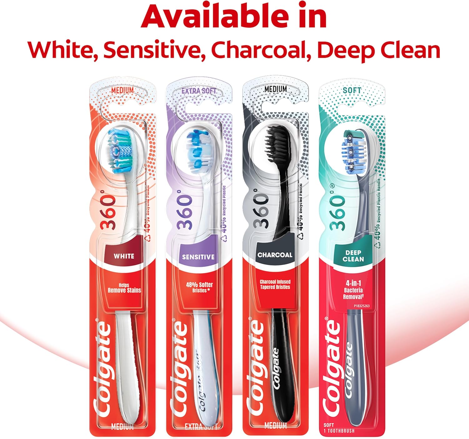 round toothbrush head for whole-mouth 360-degree coverage