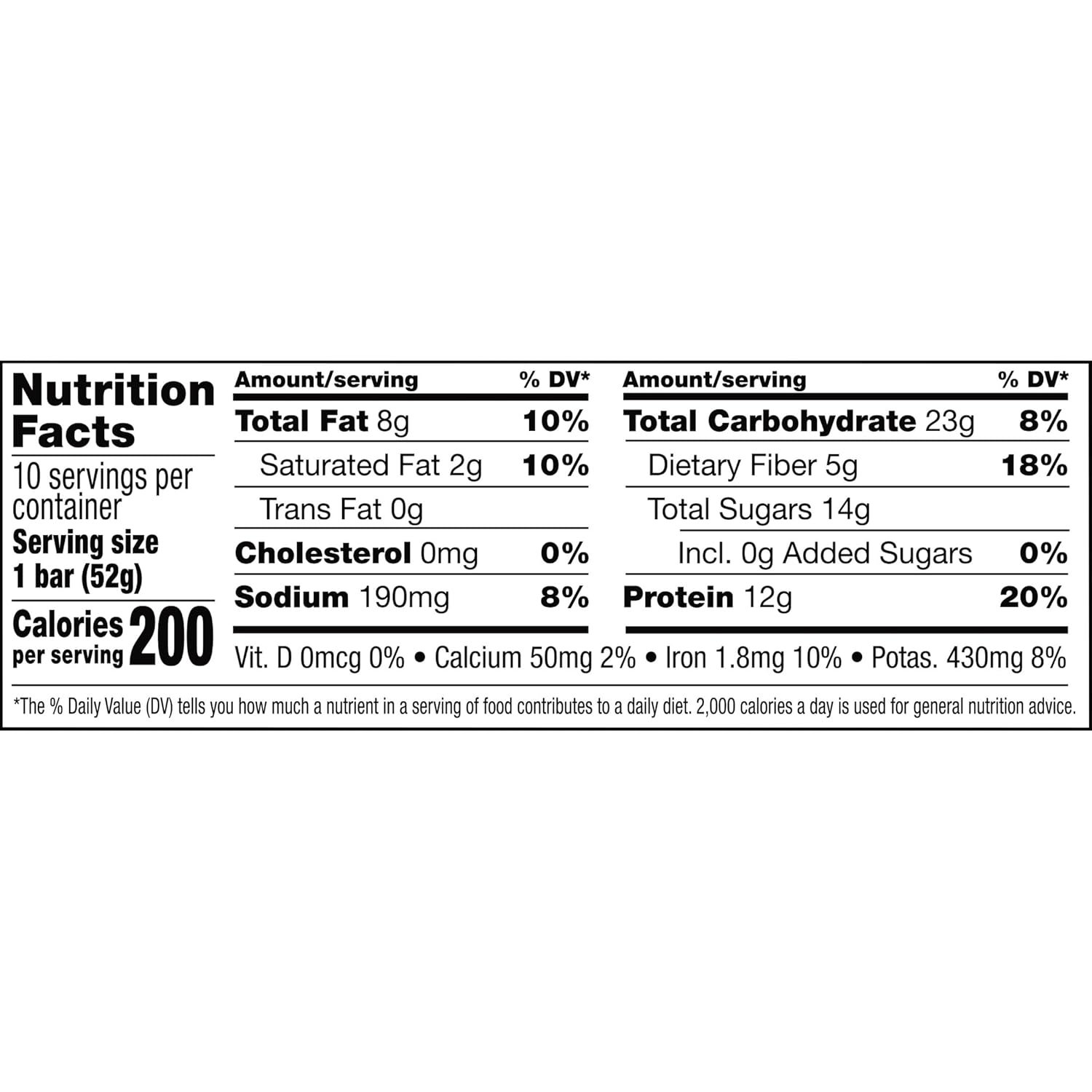 RXBAR Chocolate Sea Salt Protein Bars – Thoughtful Healthy Gift for Fitness Lovers, 10-Count Box