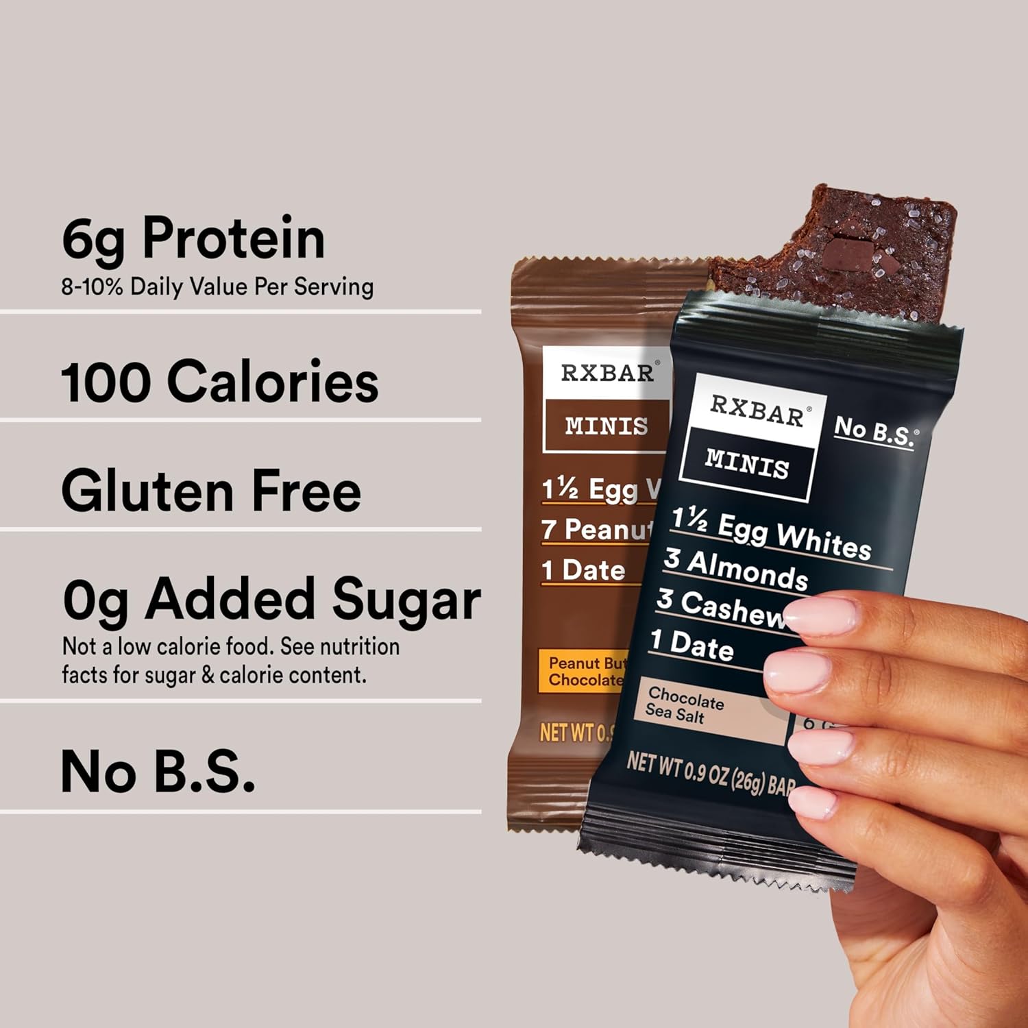 RXBAR Minis Protein Bars – Lunchbox Snack for School Days, Kid-Sized Portion Built In