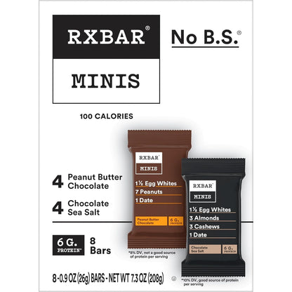 RXBAR Minis Protein Bars – Lunchbox Snack for School Days, Kid-Sized Portion Built In
