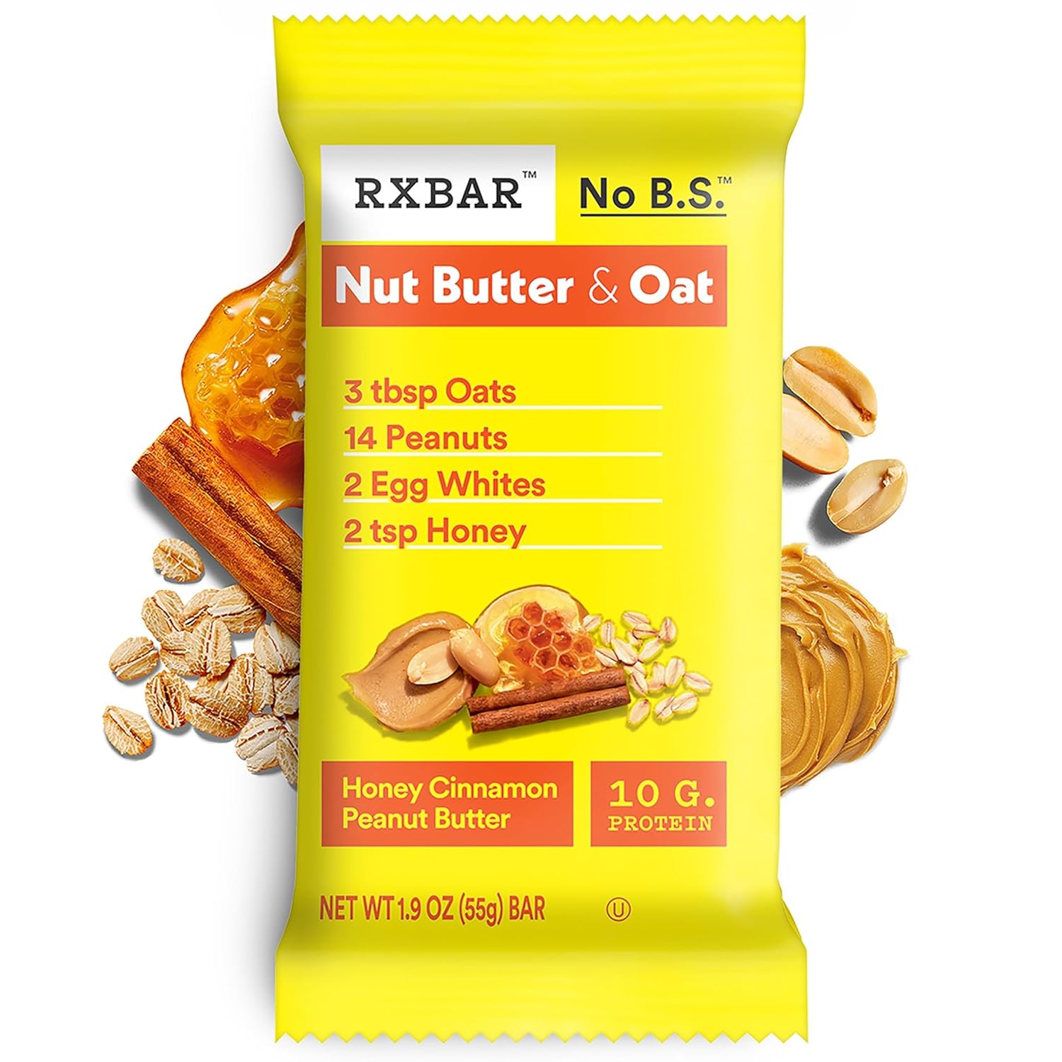 RXBAR Nut Butter and Oat Protein Bars – Clean-Ingredient Wellness Snack for Mindful Home Routines, 10g Protein Grab-and-Go Fuel