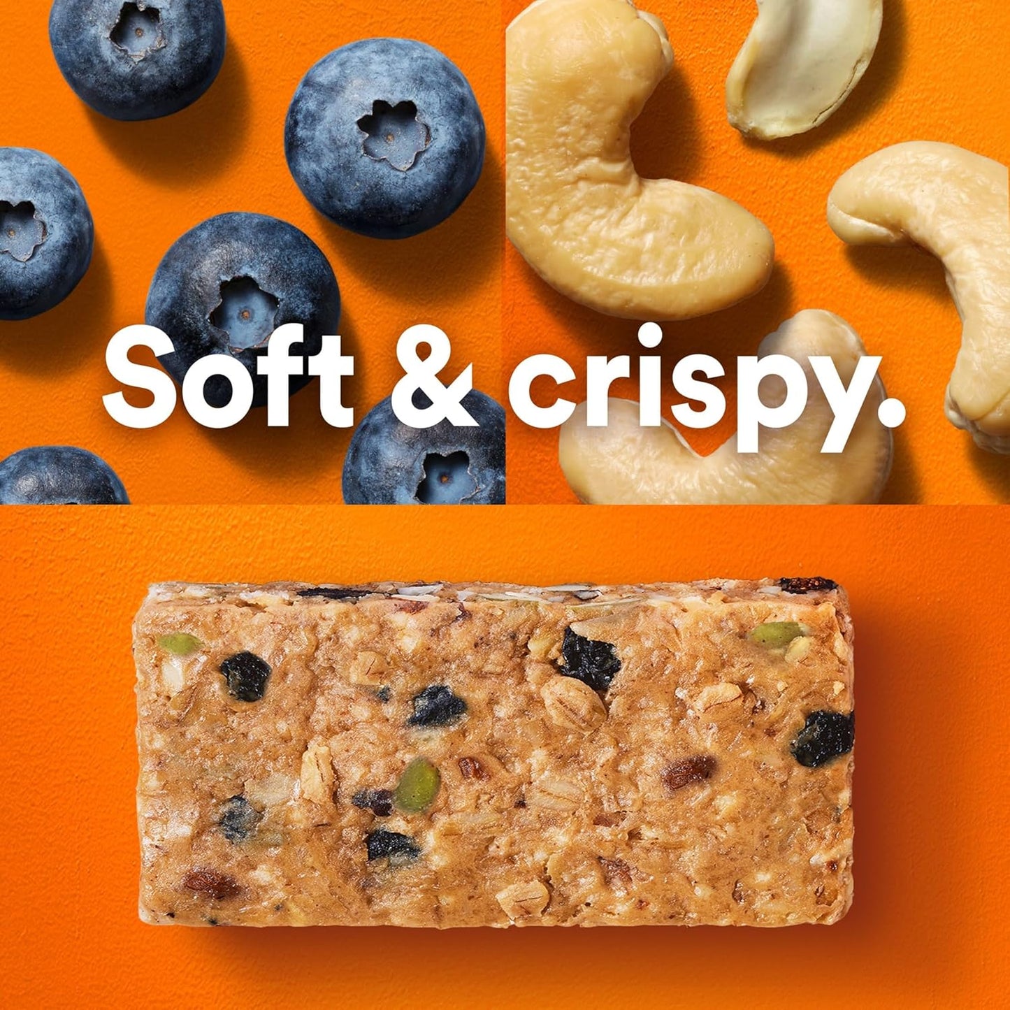 RXBAR Nut Butter and Oat Protein Bars – Clean Whole-Food Snack for Mindful Wellness Routines, Real Blueberry Cashew Flavor