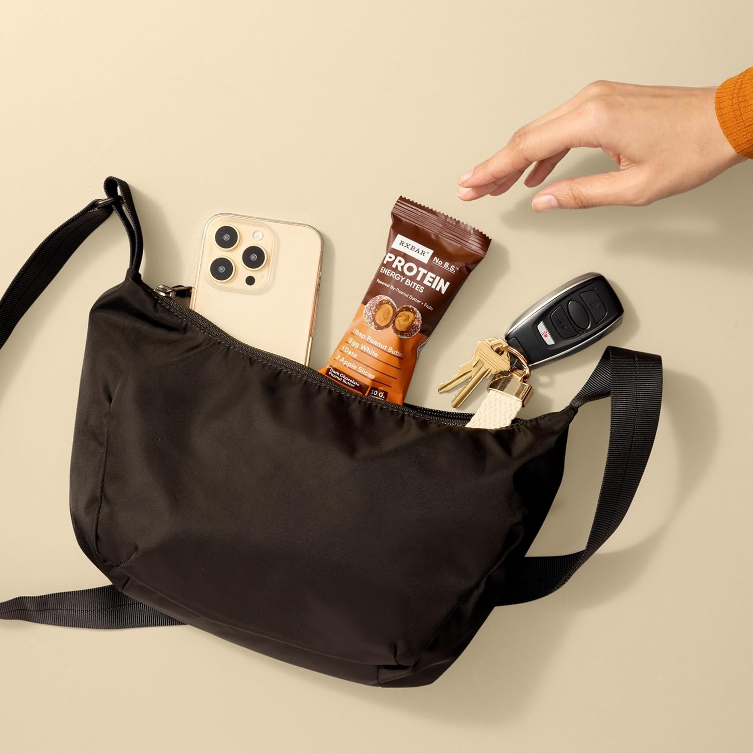 RXBAR Protein Energy Bites for Mindful Snackers, Dark Chocolate Peanut Butter Clean Whole-Food Bites for Post-Workout Recovery