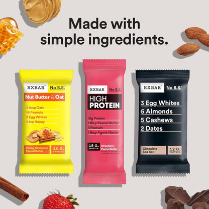 RXBAR Vanilla Peanut Butter Protein Bar – Portable Vegan Fuel for Camping and Backpacking