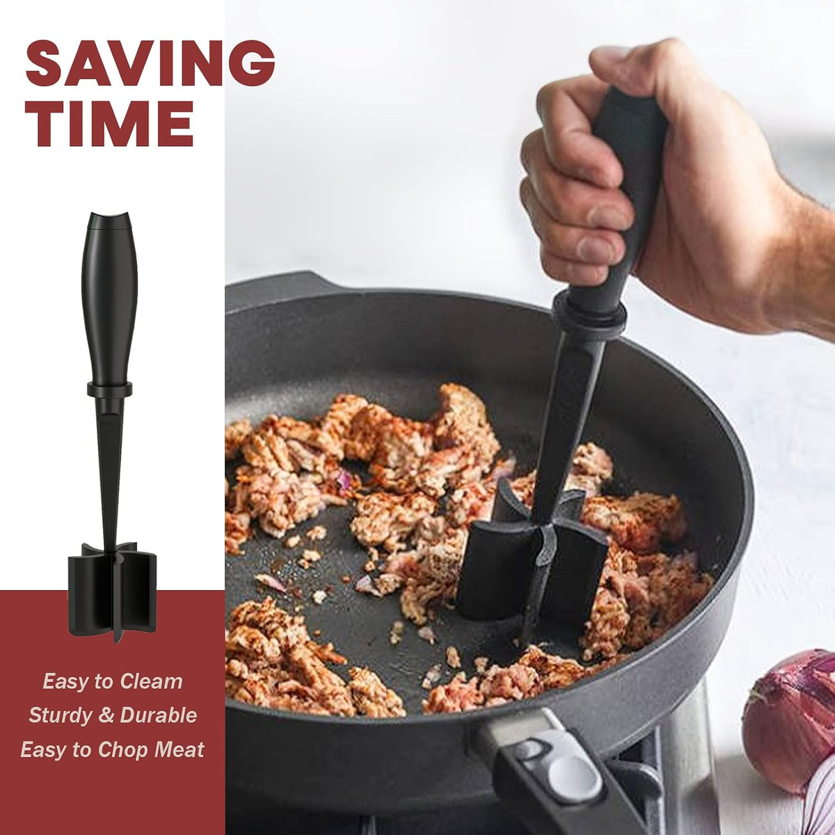 safe for all cookware types including non-stick and coated surfaces