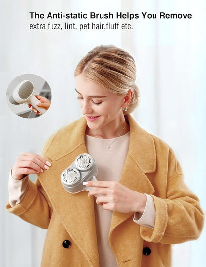 safe on sweaters, couches, leggings, bedding, upholstery, fine and chunky yarns, and jersey