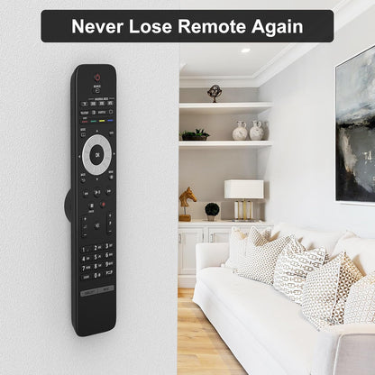 SAFECATCH Magnetic Remote Holder 4 Pack – Anti-Drop Wall Mount to Prevent Remote Breakage on Floors