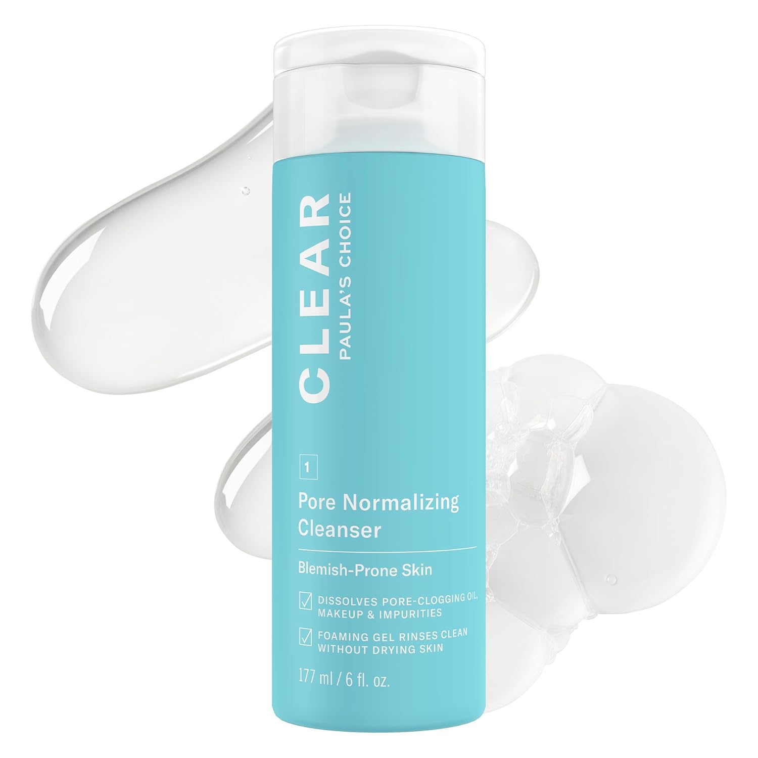salicylic acid (bha) active ingredient that dissolves pore-clogging oil and buildup