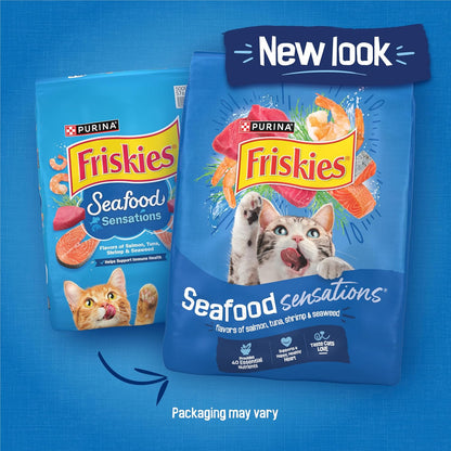 salmon, tuna, and shrimp protein blend with seaweed flavor balance