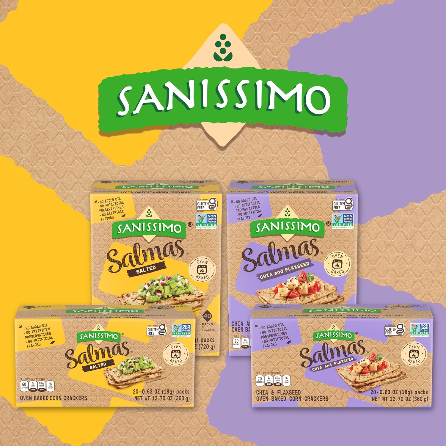 Sanissimo Salmas Salted – Clean-Label Office Snack for Mindful Eating Breaks