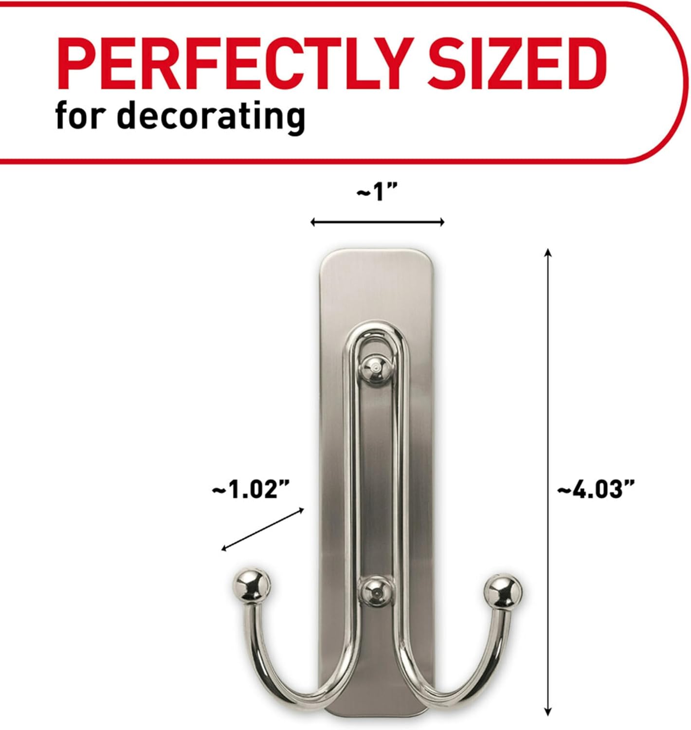 satin nickel or matte black painted metal construction