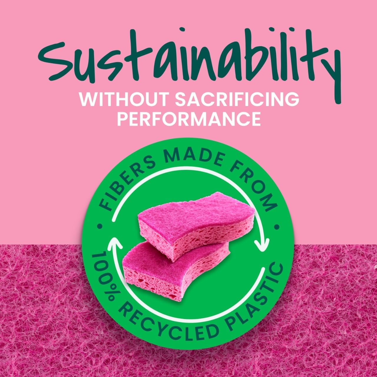 Scotch-Brite Delicate Clean Scrub Sponge – Mindful Dish Care for Porcelain, Stemware, and Self-Care Routines