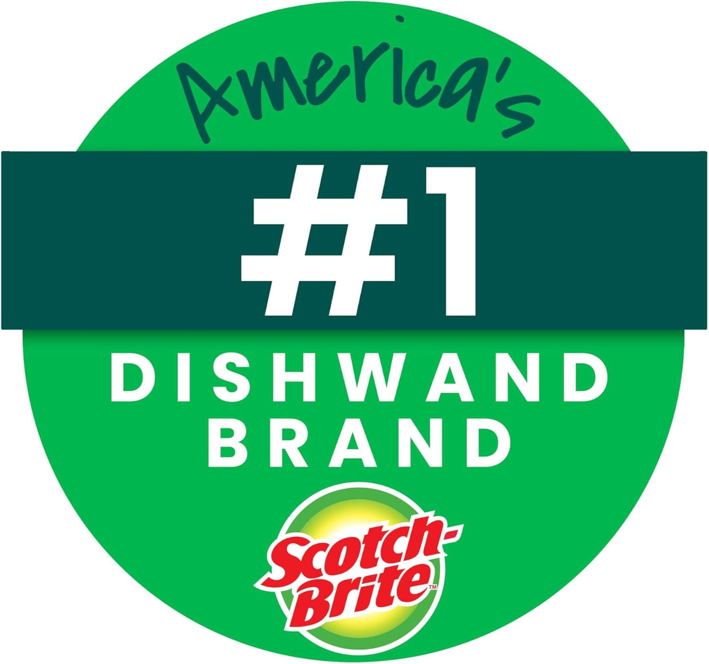 Scotch-Brite Non-Scratch Dishwand Refills – Child-Safe Kitchen Scrubbing for Non-Stick Cookware