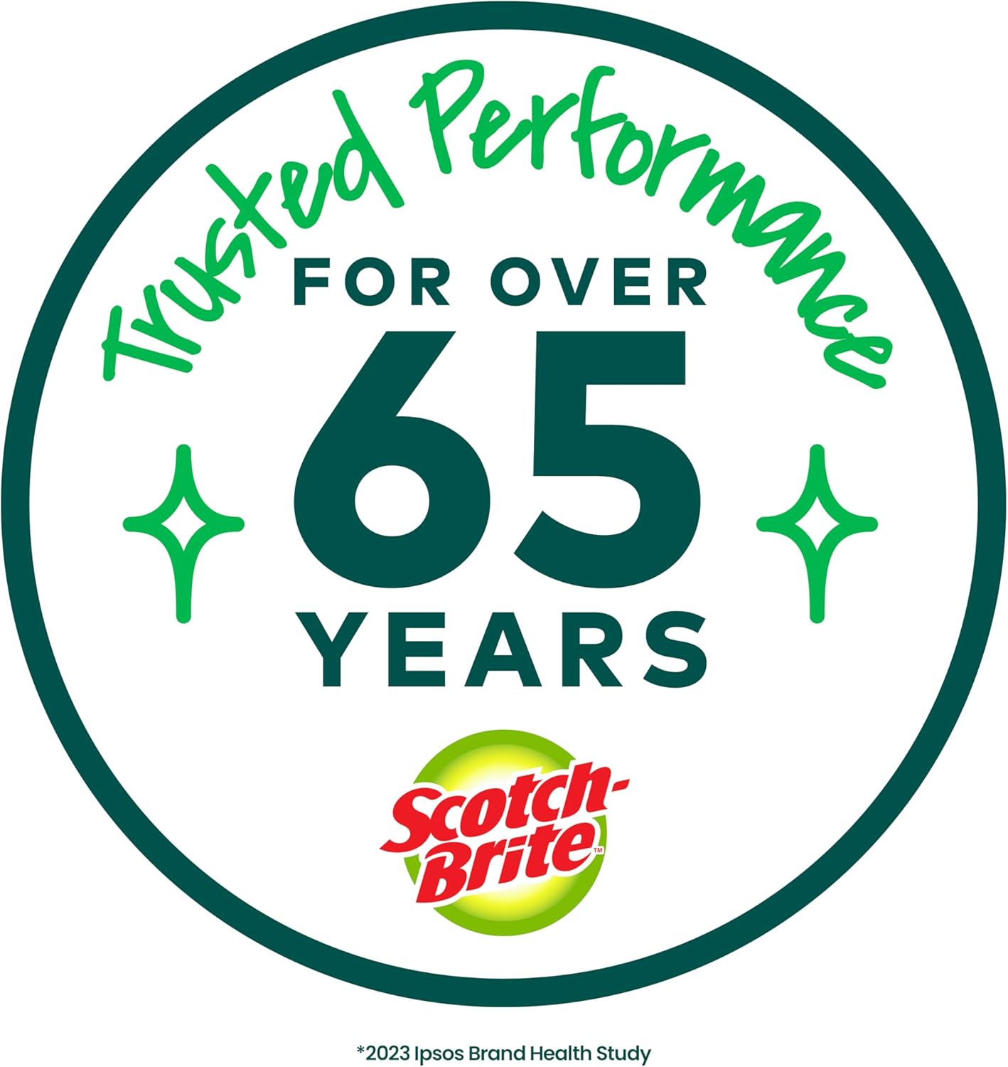 Scotch-Brite Safe Scrub Brush with Antimicrobial Bristles and Built-In Scraper, Keeps Hands Away from Sharp Pan Edges