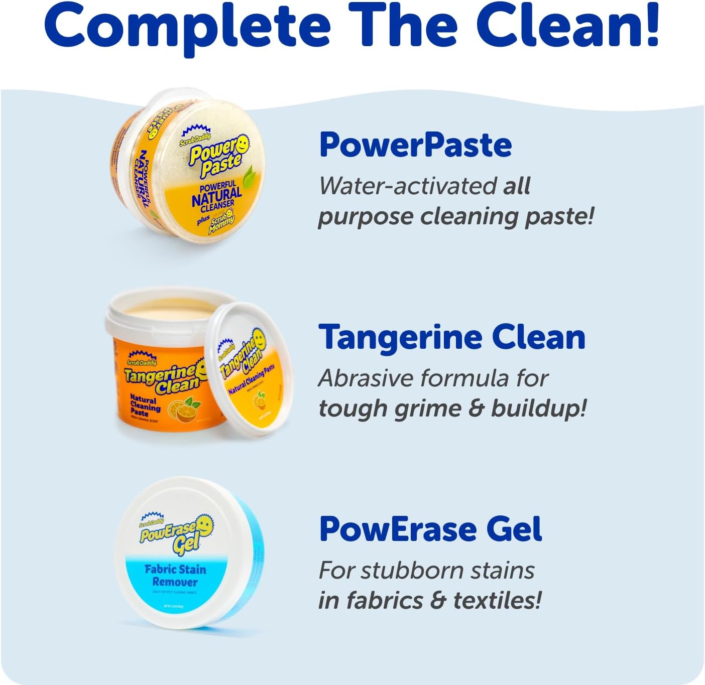 Scrub Daddy + Scrub Mommy Safe Kitchen Sponges – BPA-Free, Non-Toxic Cleaning for Kids & Pets