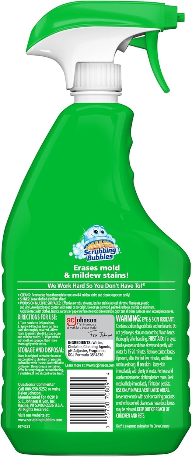 Scrubbing Bubbles Foaming Bleach Bathroom Cleaner — Keep Your Designer-Tile Shower Looking Magazine-Ready Every Week