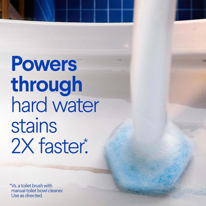 scrubbing pads that power through hard water and lime scale 2x faster than traditional methods