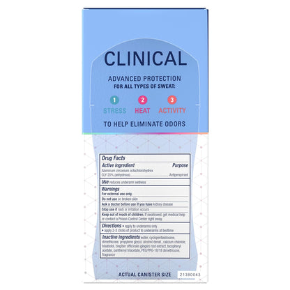 Secret Clinical Strength 100HR Antiperspirant – Stay Confident Through Your Work Day Without Reapplication