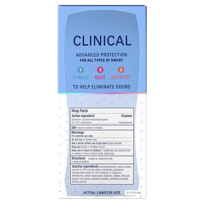 Secret Clinical Strength 100HR Deodorant – Invisible Solid, No-Residue Antiperspirant Essentials