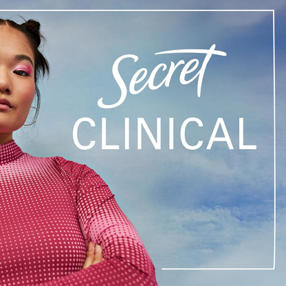 Secret Clinical Strength 100HR Deodorant – Stress Sweat Protection for Your Daily Self-Care Ritual