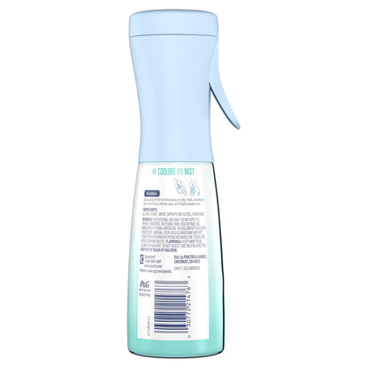 Secret Cooling Body Mist – Thoughtful Birthday Gift for Her, Aluminum Free 5.2 fl oz Invigorating Mint