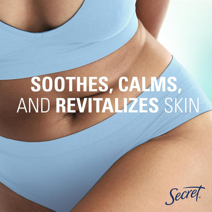 Secret Cooling Body Mist – Thoughtful Birthday Gift for Her, Aluminum Free 5.2 fl oz Invigorating Mint