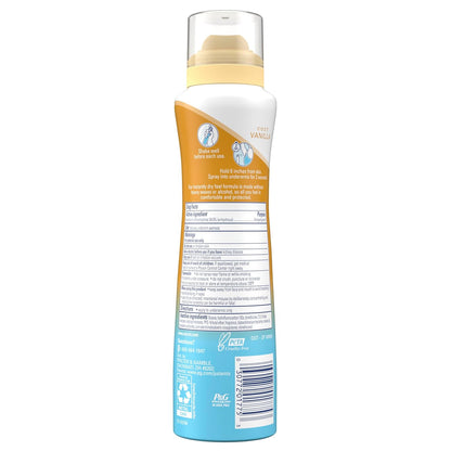 Secret Dry Spray Antiperspirant for Women – Clean Single-Step Routine for Clutter-Free Bathroom Vanities