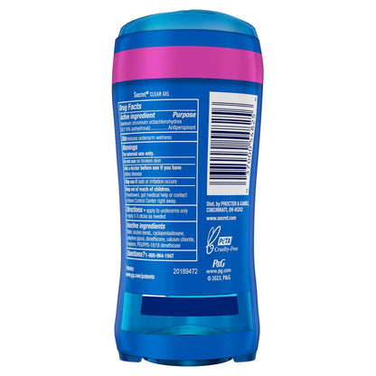 Secret Outlast Antiperspirant for Women – Mindful Self-Care Ritual, 72hr Clear Gel Sweat & Odor Protection