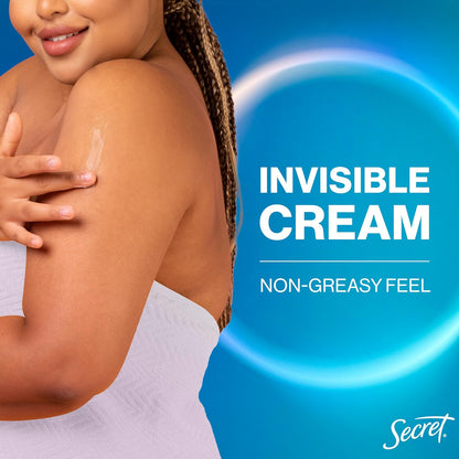 Secret Whole Body Deodorant Cream for Women – One-Tube Capsule Routine, Aluminum Free Multi-Zone Deodorant 3 oz