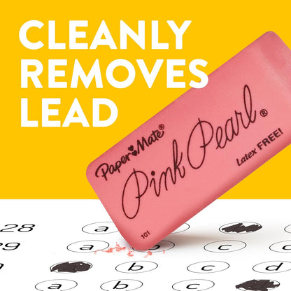 self-cleaning eraser surface that sheds graphite cleanly